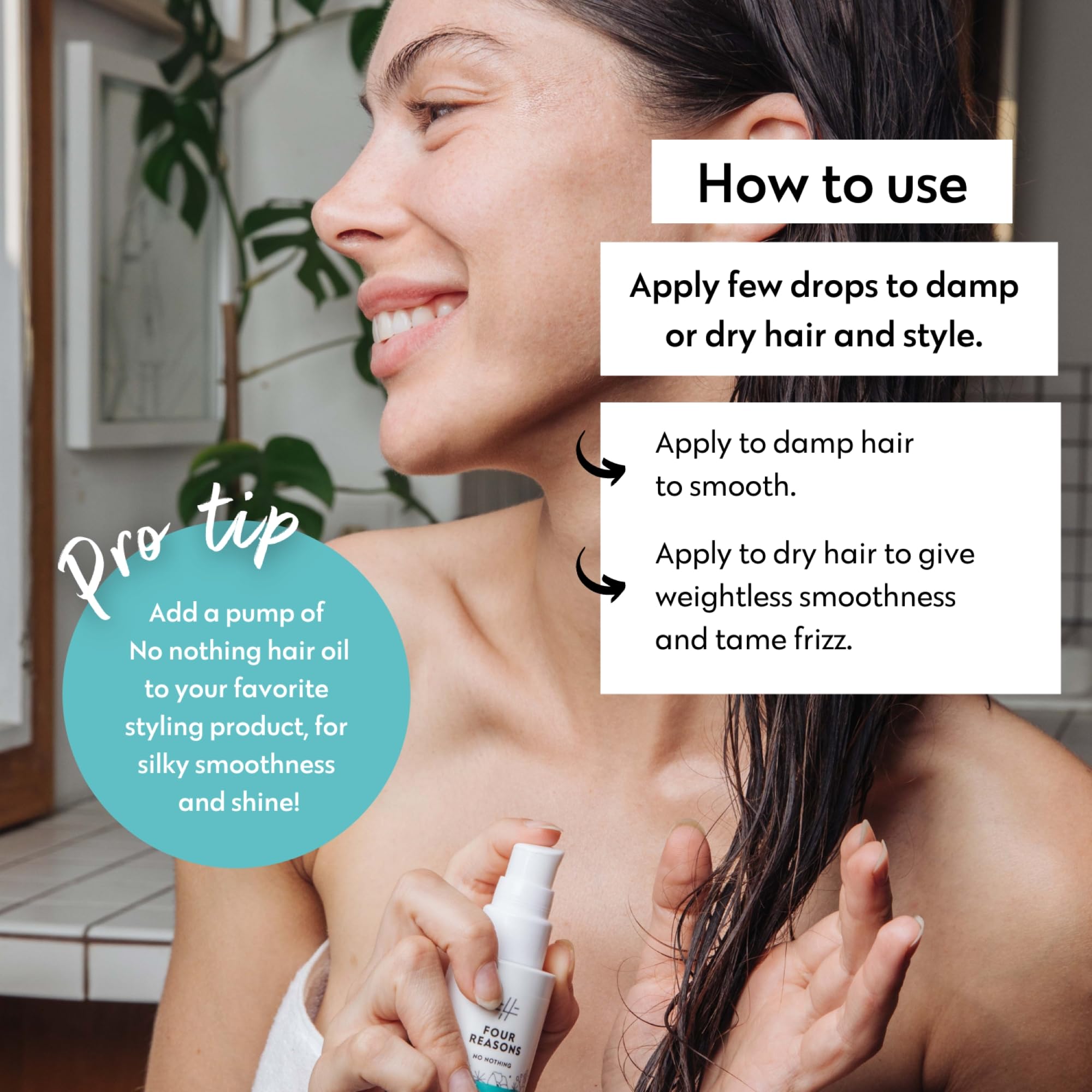 No Nothing fragrance-free label ensures a clean, fragrance-free hair care routine.