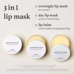 NOONI lip mask spatula displaying mess-free application for easy lip care