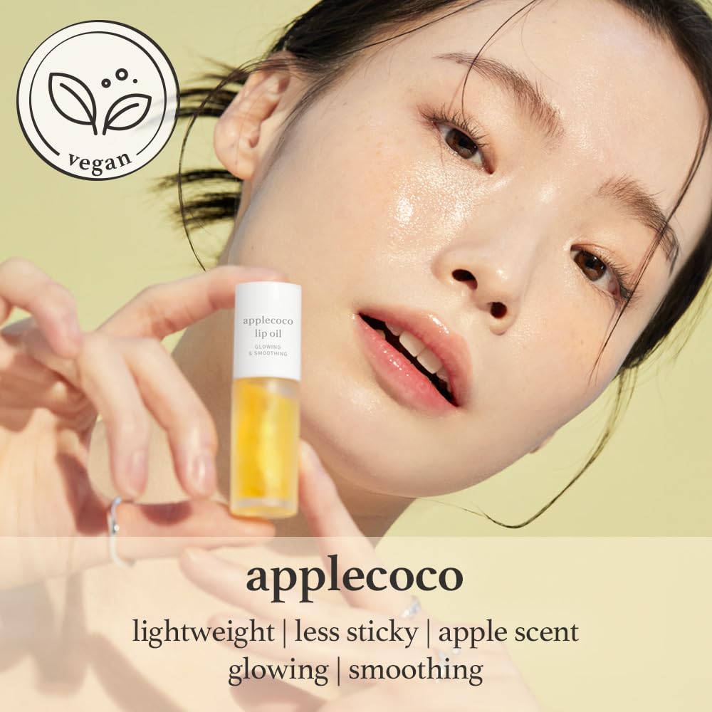 Nooni Applecoco Lip Oil travel-friendly packaging in pocket.