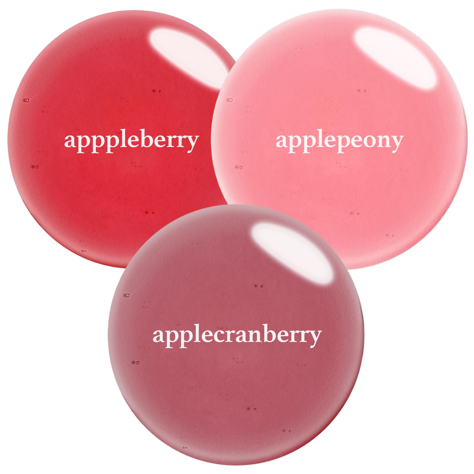 NOONI Appleseed lip oil trio packaging ready for gifting