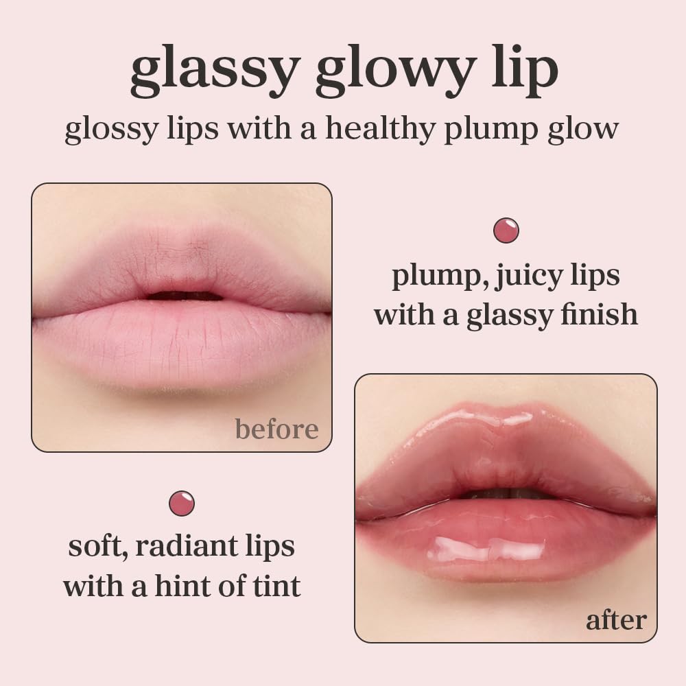 NOONI Applewine lip oil tube ready for on the go moisture and tint