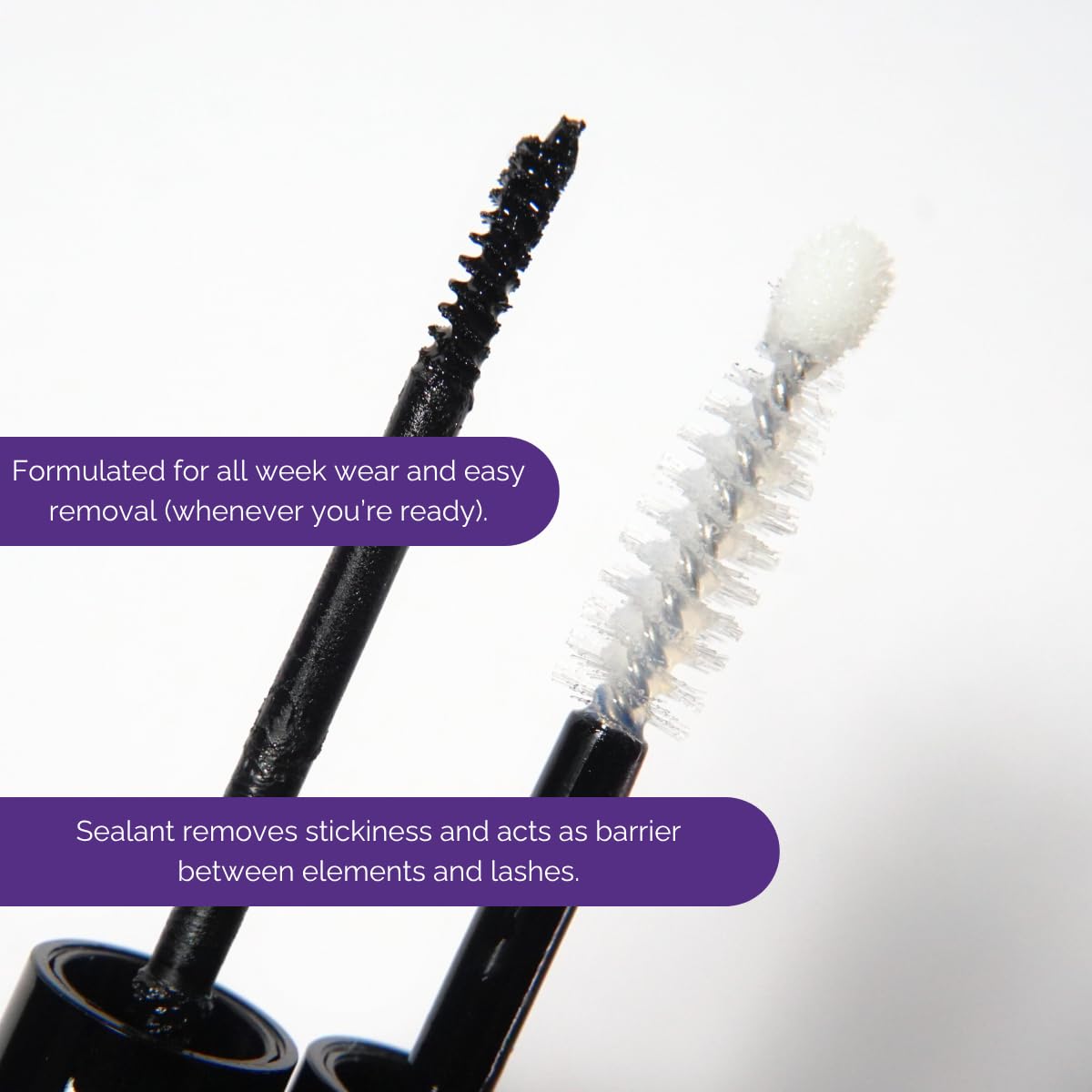 NOONLASH clear-all-day-wear-lashes shows a seamless finish for day-to-night looks.