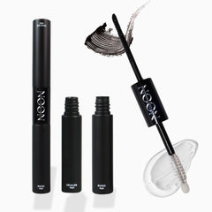 Noonlash lash glue bottle closeup demonstrating strong hold for all-day wear.