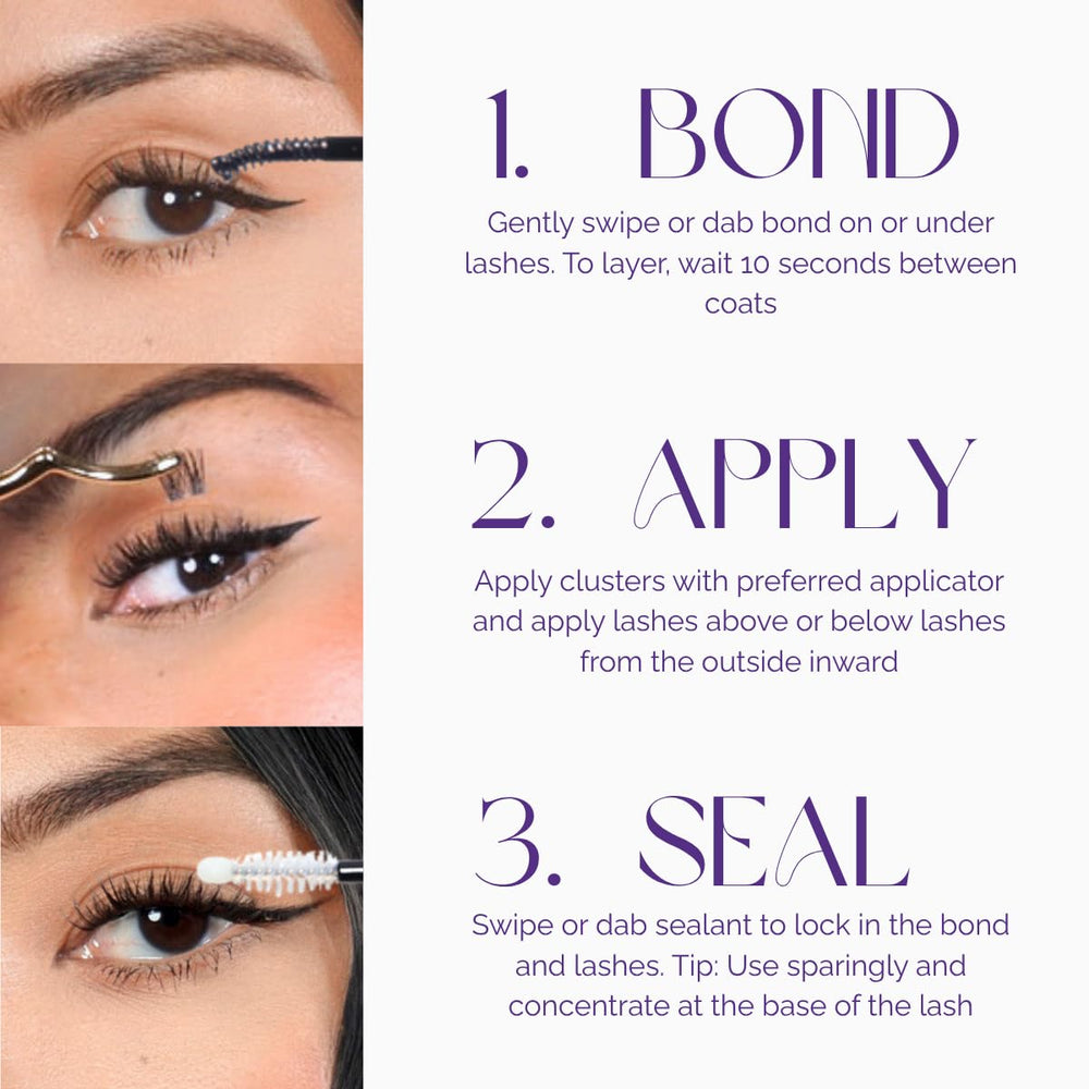 NOONLASH precision brush-tip closeup highlights easy, precise lash applications.