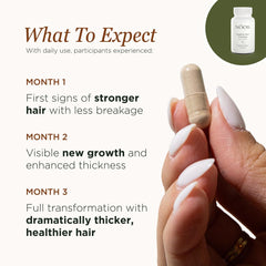 NOOR HAIR Healthy Hair Formula packaging front with branding and claims.