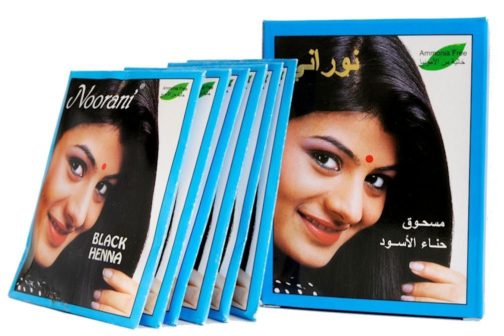 Noorani Black Henna paste smooth texture for even, natural-looking color application.