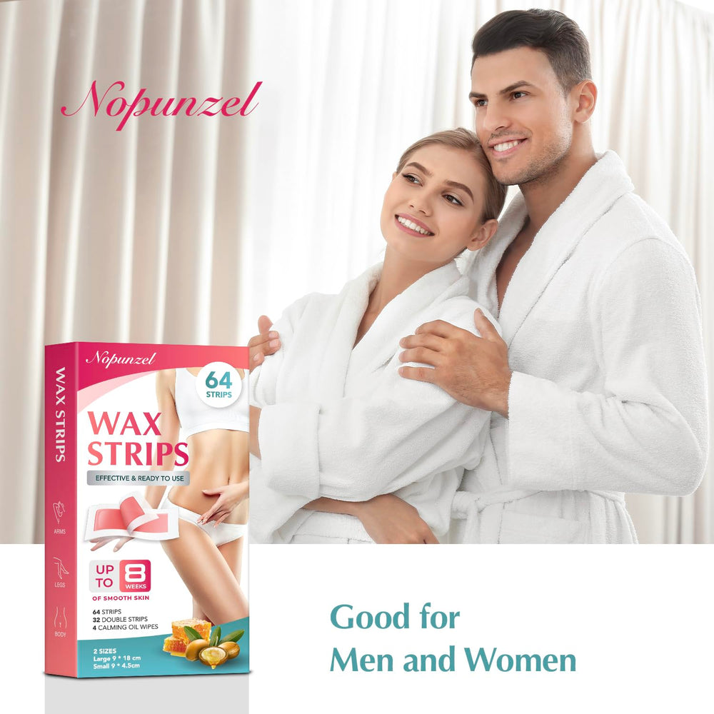 NOPUNZEL calming oil wipes soothe skin after waxing for comfort