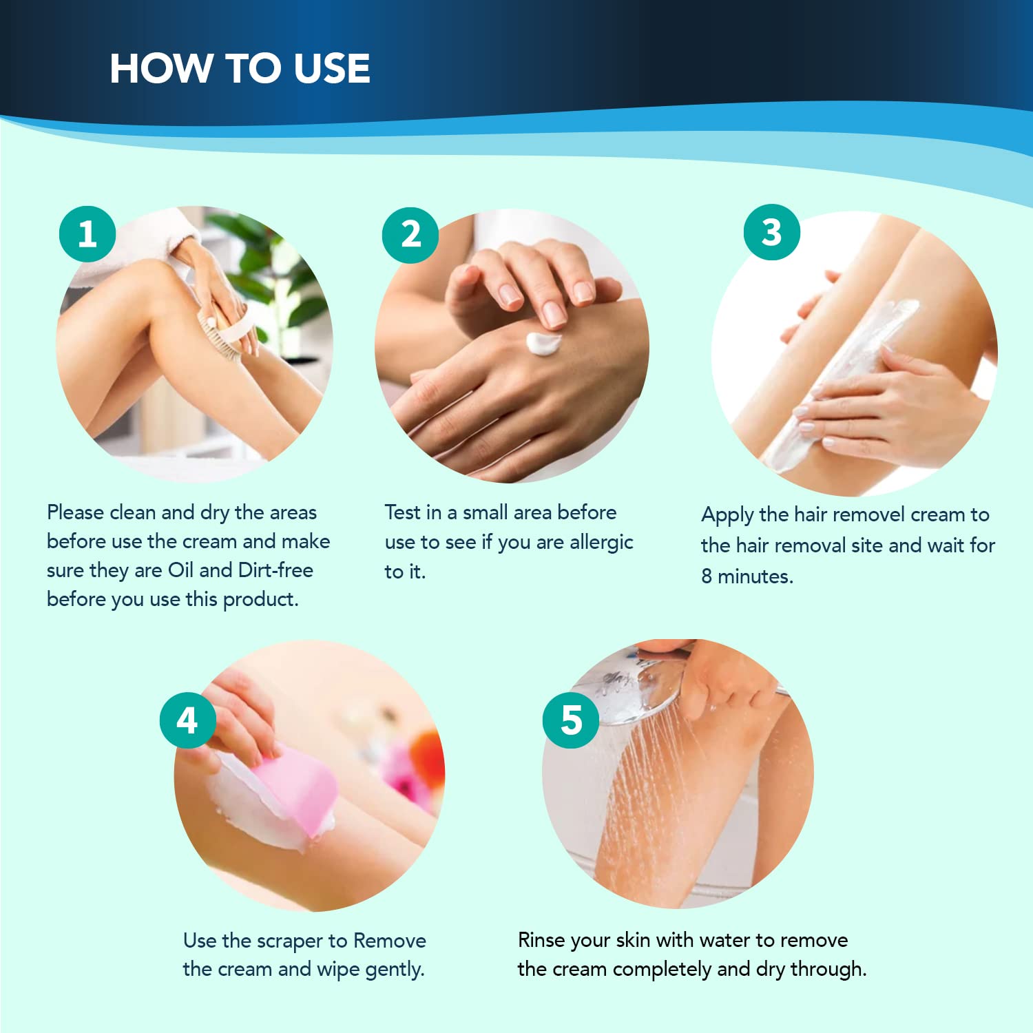 NOPUNZEL Hair Removal Cream bikini-area-application demonstrates safe intimate-area use.