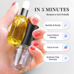 NORCICO cuticle-oil-10ml-bottle nourishes nails during removal and post-care.
