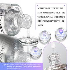 NORCICO-ergonomic-nail-scraper supports comfortable handling during at-home manicures.