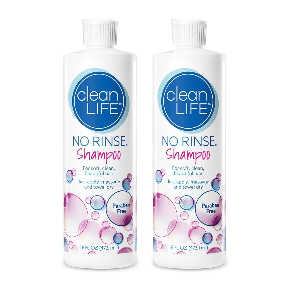 No-Rinse Shampoo bottle 16 oz for quick refresh without water