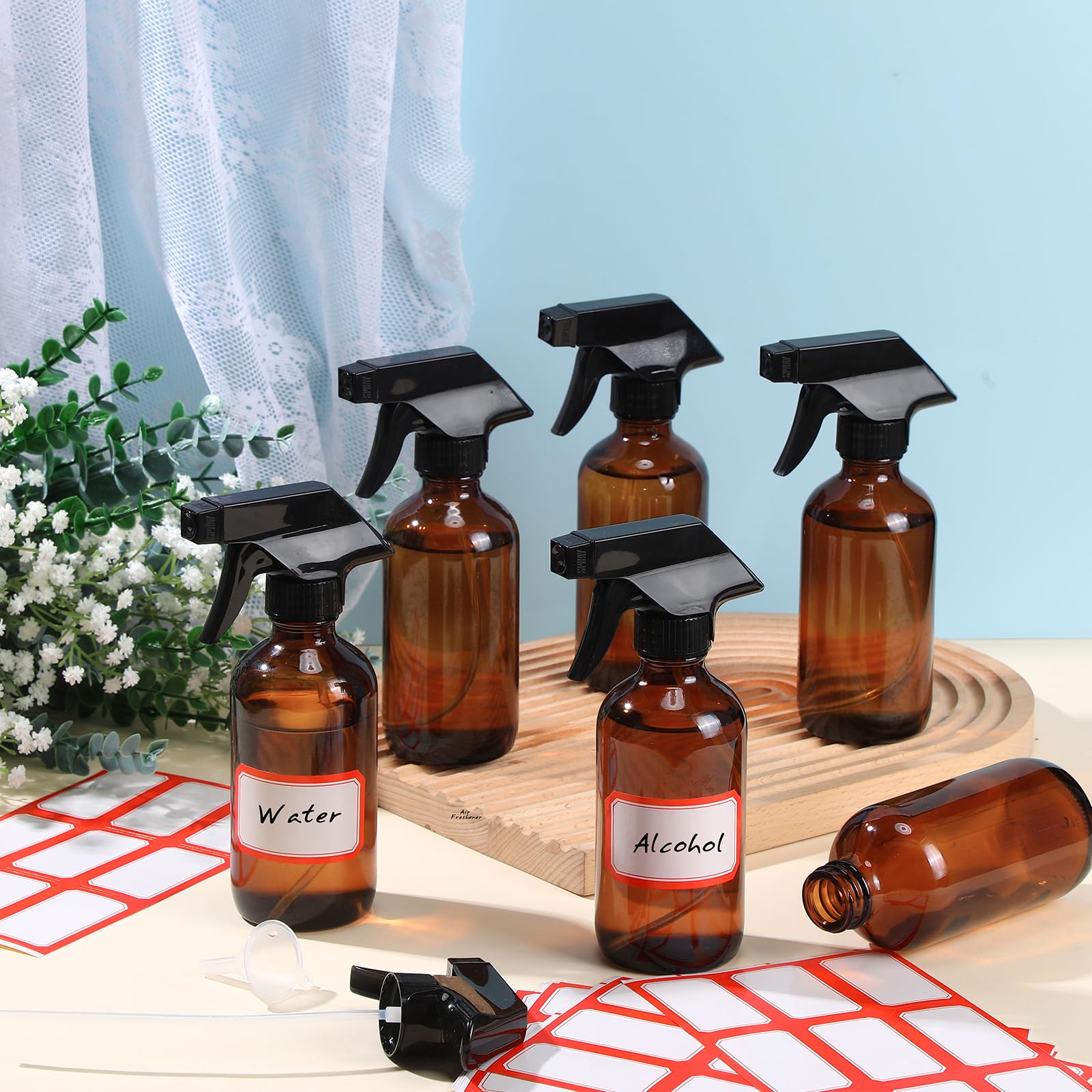 Norme 8 oz brown bottle ready for travel and storage