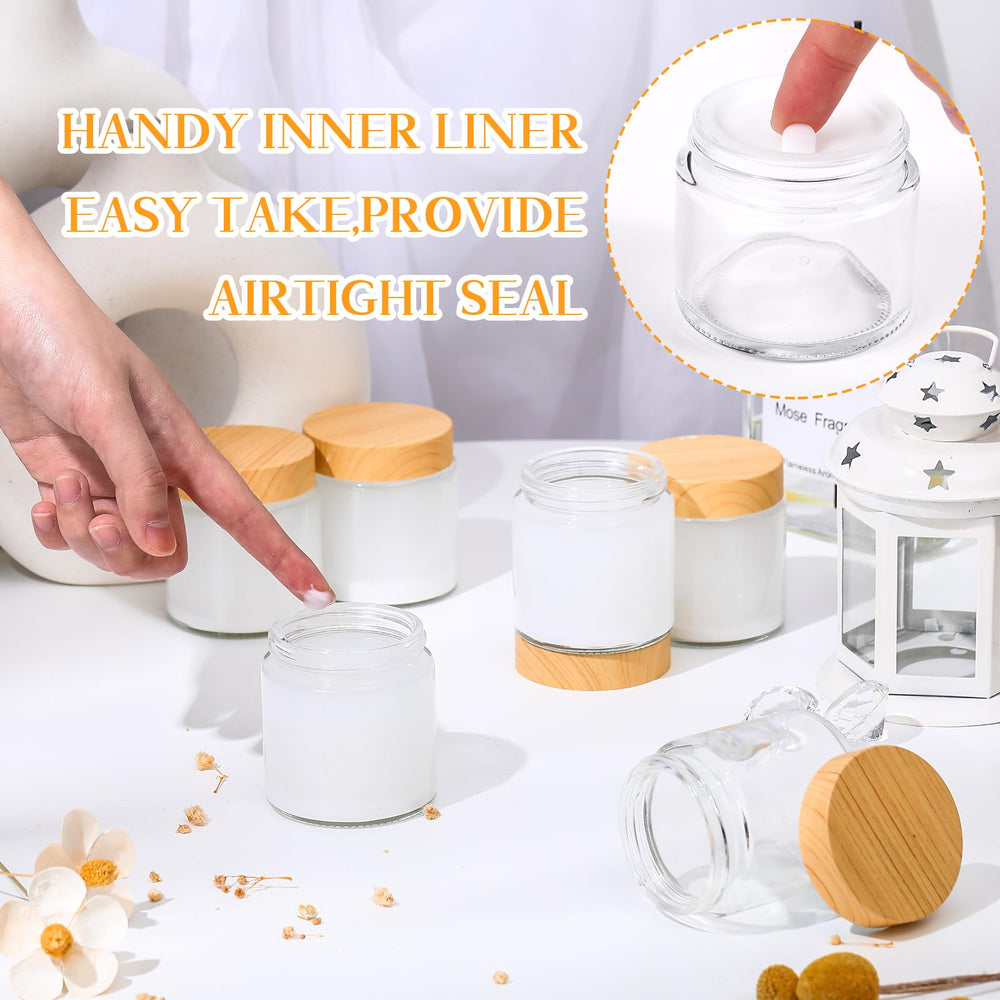 Norme jars ensure freshness with airtight inner liner and secure lid.