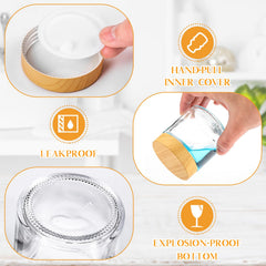 Norme compact 4oz travel jar, easy to pack for on-the-go kits.