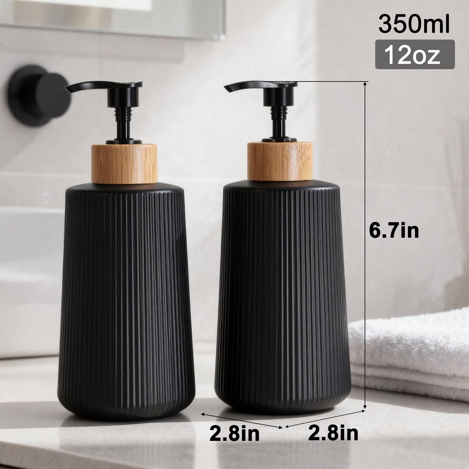 Nortsa Miira bamboo pump upgrade on dispenser for smooth dispensing