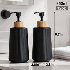 Nortsa Miira bamboo pump upgrade on dispenser for smooth dispensing