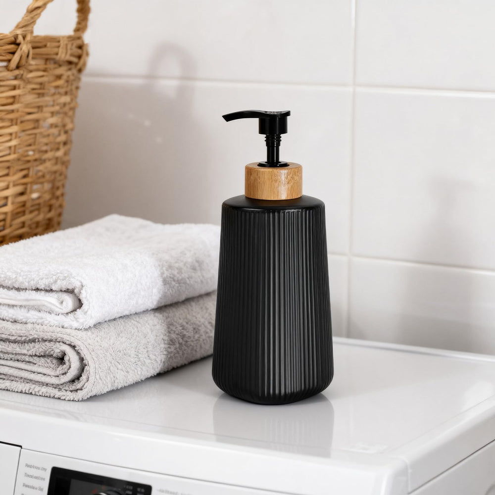 Nortsa Miira versatile dispenser for bathroom, kitchen, and shower liquids
