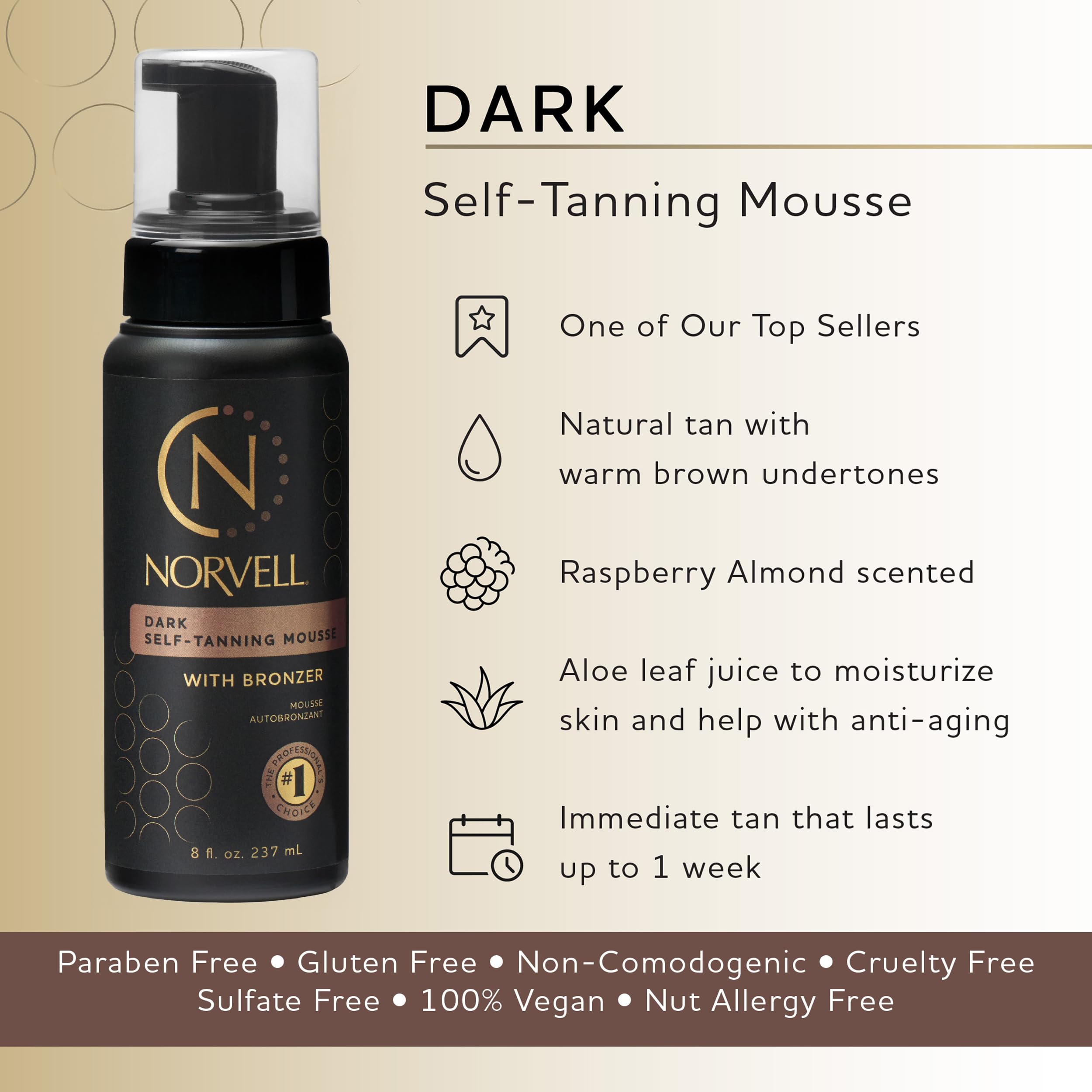 Norvell Autobronceador: aplicación en mano para tono uniforme
