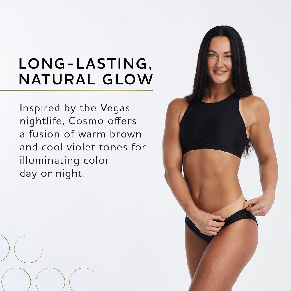 Norvell Cosmo aloe moisture for hydrated skin during tanning.