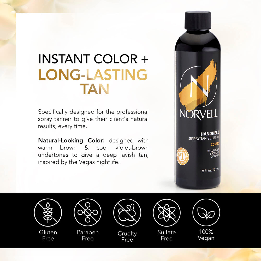 Norvell Cosmo gun cup fill for consistent coverage prep