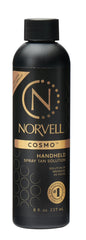 Norvell Cosmo spray tan bottle for a long-lasting bronze glow
