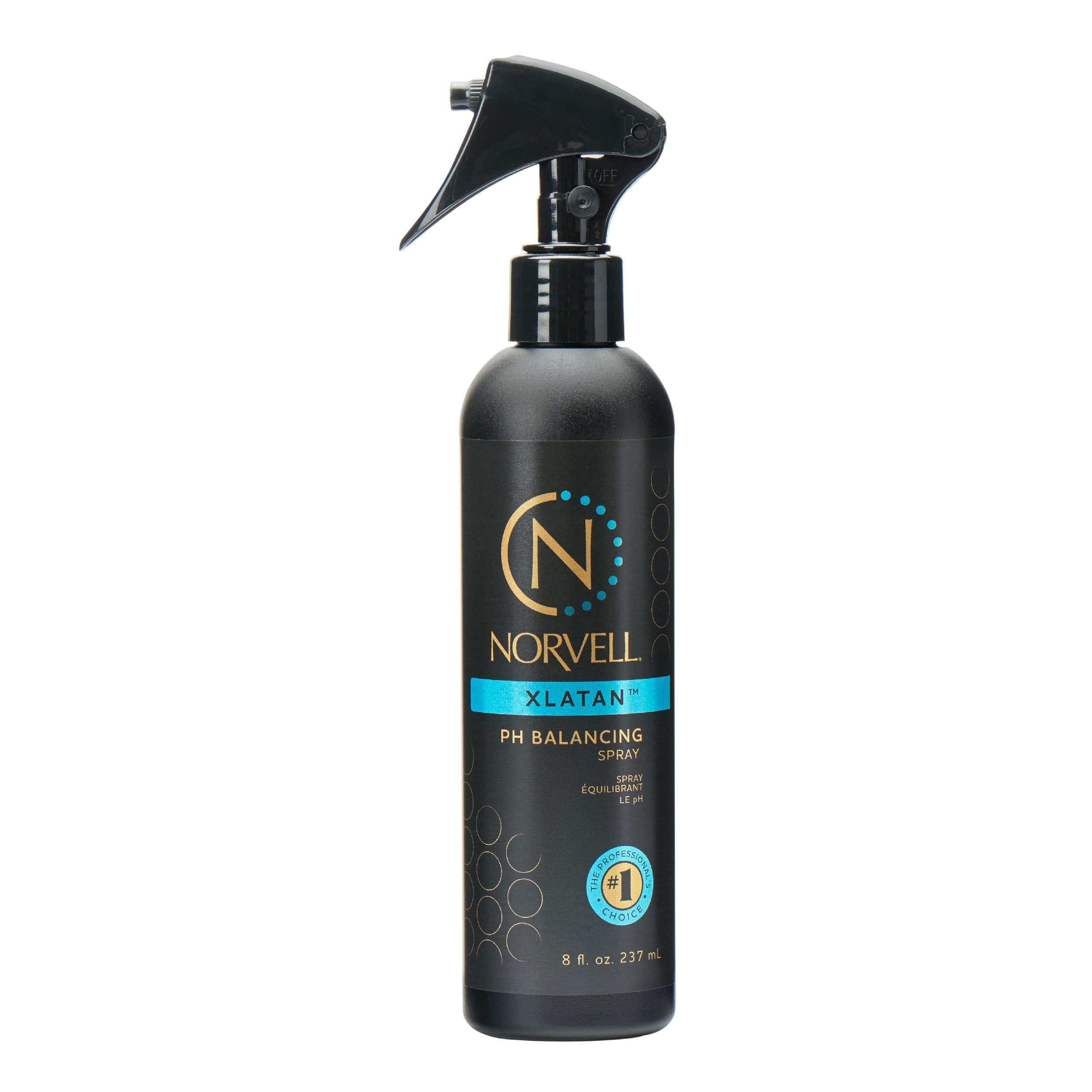 Norvell Pre Sunless XLATAN bottle front showing pH balancing benefits for even color