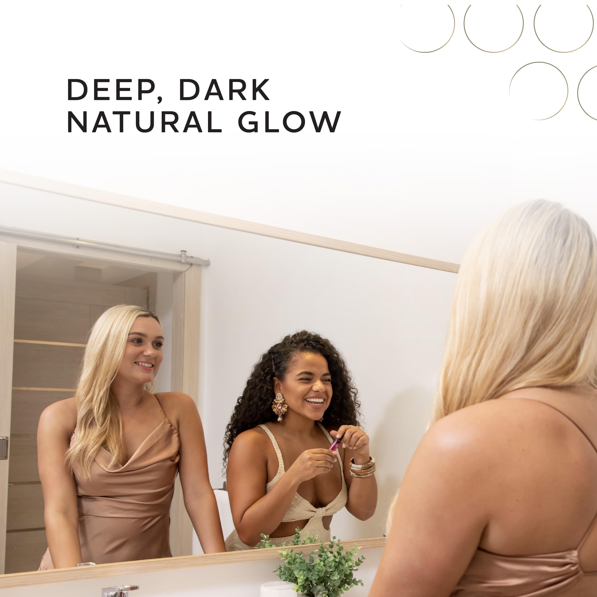 Norvell Premium Spray Tan Double Dark application tips card beside bottle