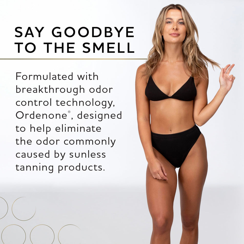 Norvell Tuscan Rapid Self-Tanning Mousse coconut paradise scent evokes tropical after-tan experience.