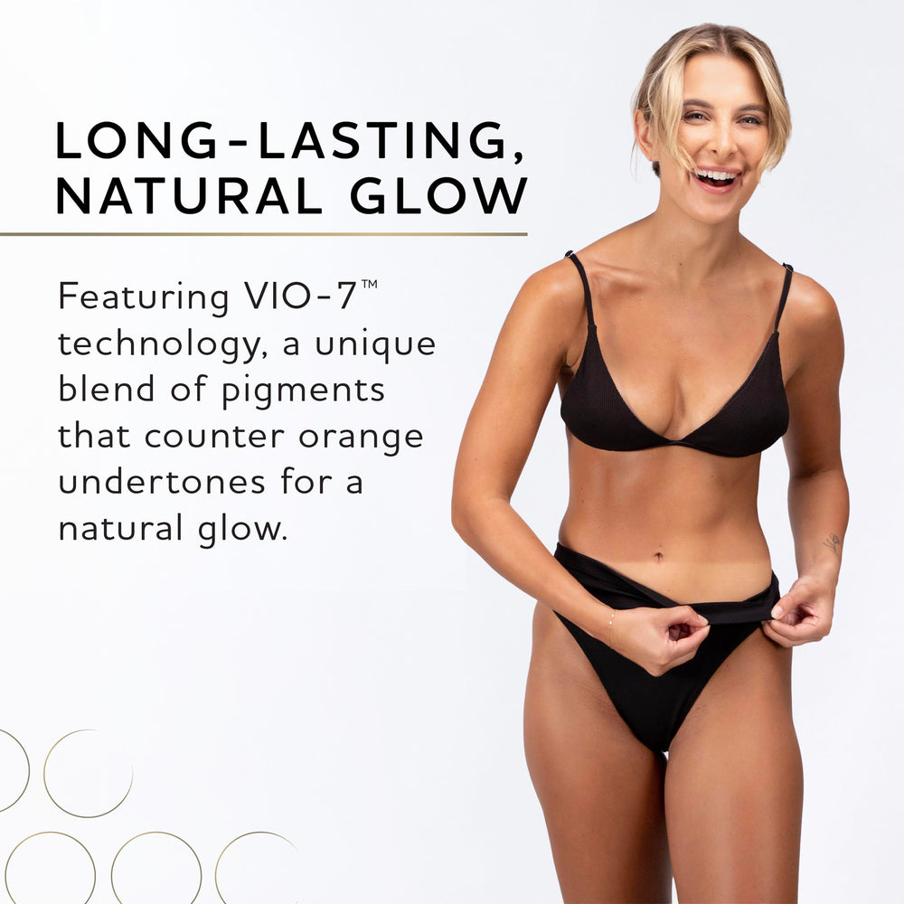 Norvell Tuscan Rapid Self-Tanning Mousse dry finish ready-to-go look after drying.