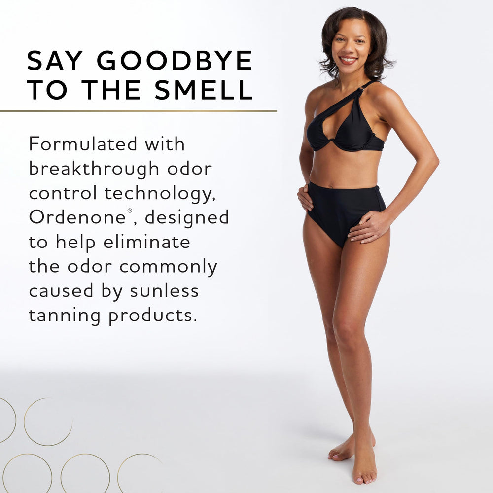 Norvell Venetian self tanning color shade suggests deeper natural look