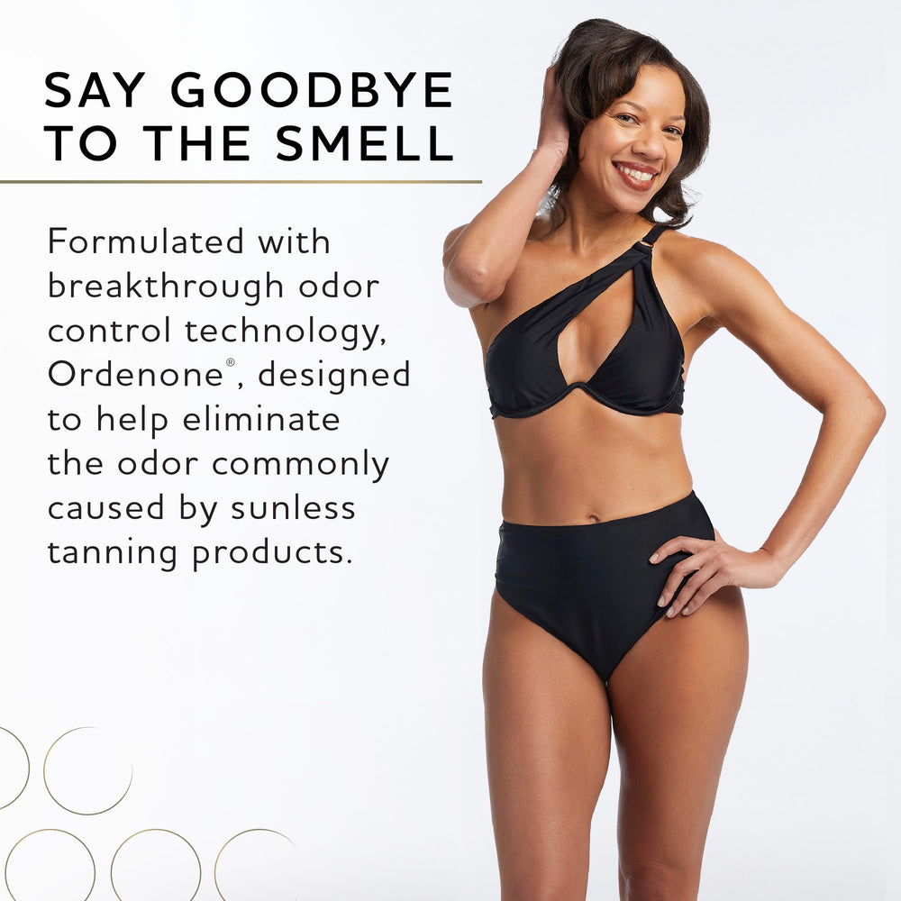 Norvell Venetian facial self-tanner routine shot, quick home tanning.