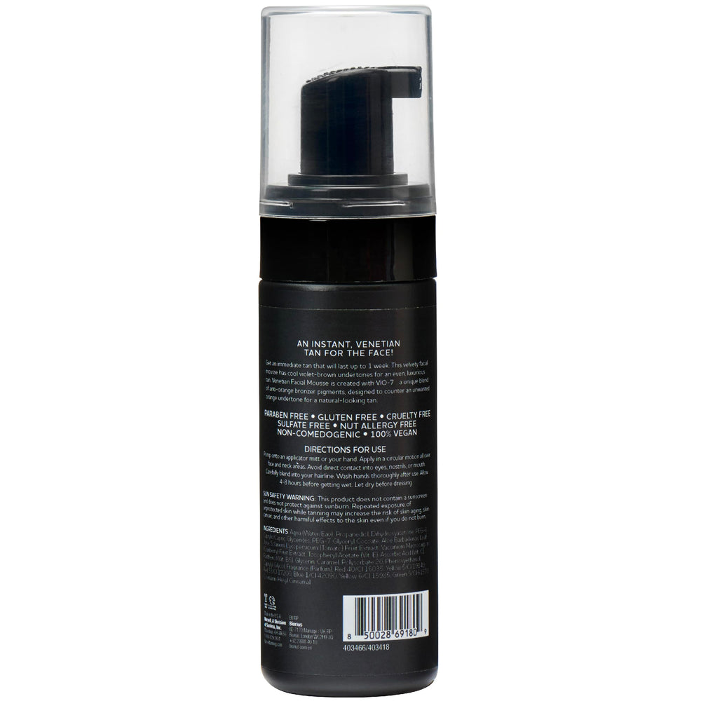 Norvell Venetian mousse on skin delivering natural glow without orange tint.