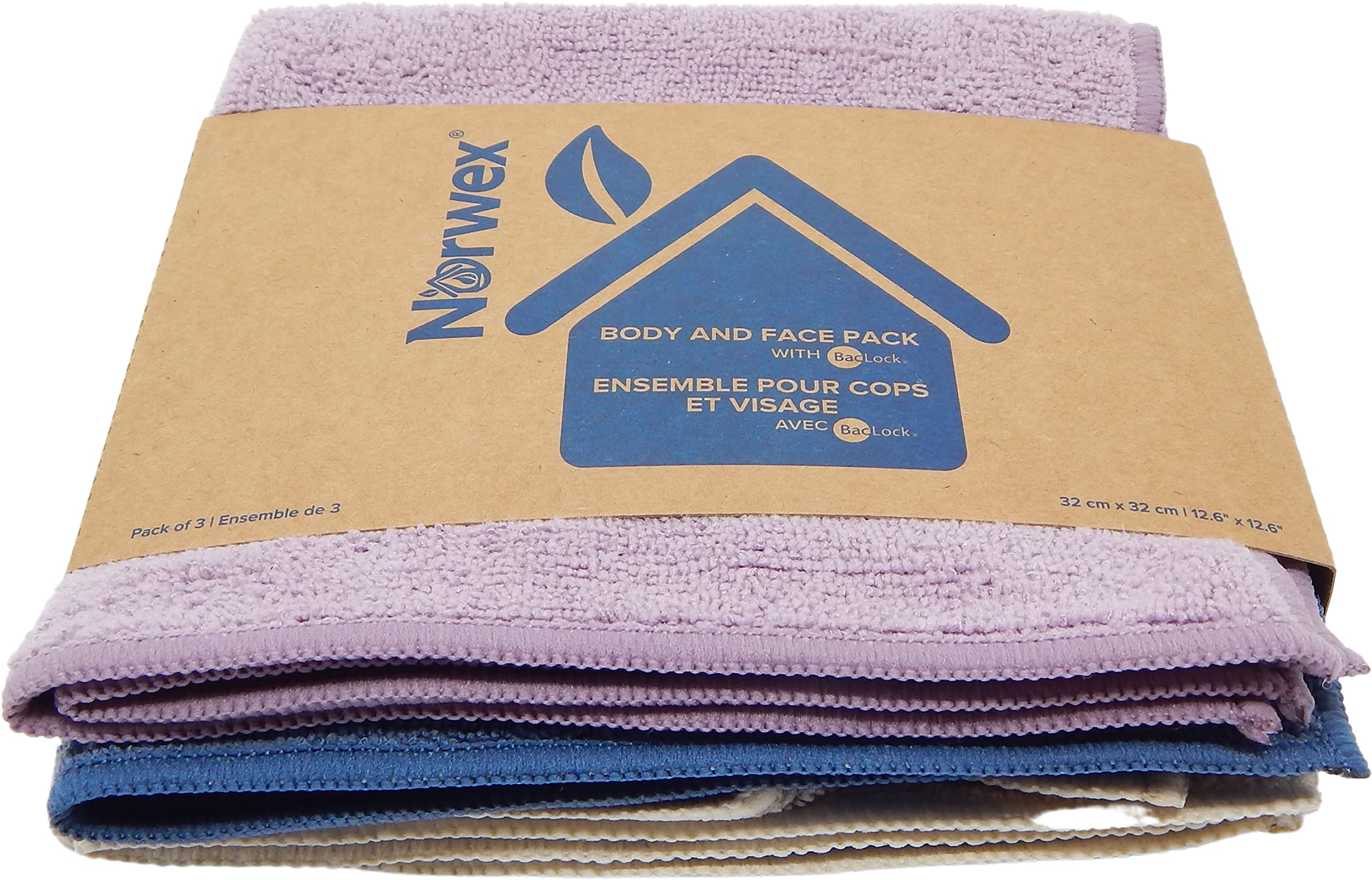 Norwex Tranquil Body Pack vanilla cloth offering ultra-soft pampering for sensitive skin.