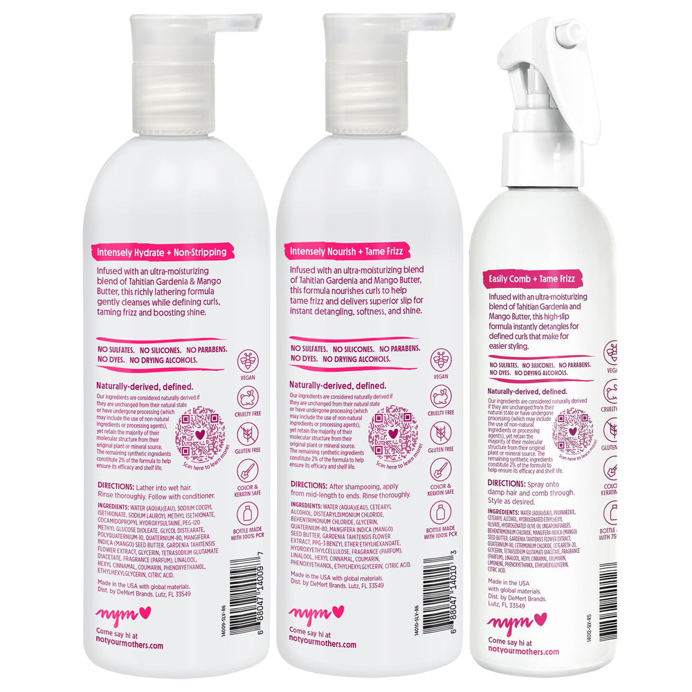 Not Your Mother's Naturals 75%-PCR bottle packaging highlights eco-conscious design