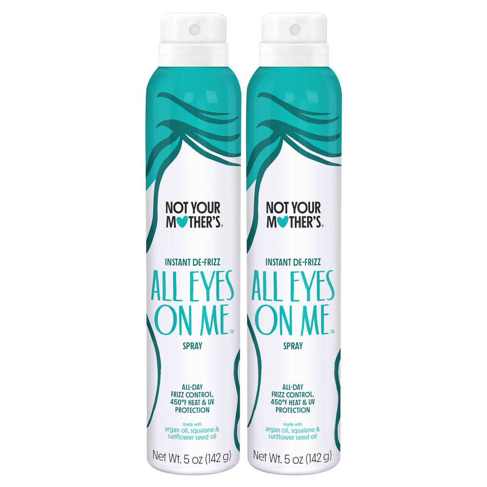 Not Your Mother's All Eyes On Me 2-pack bottle front for quick frizz-control touch-ups