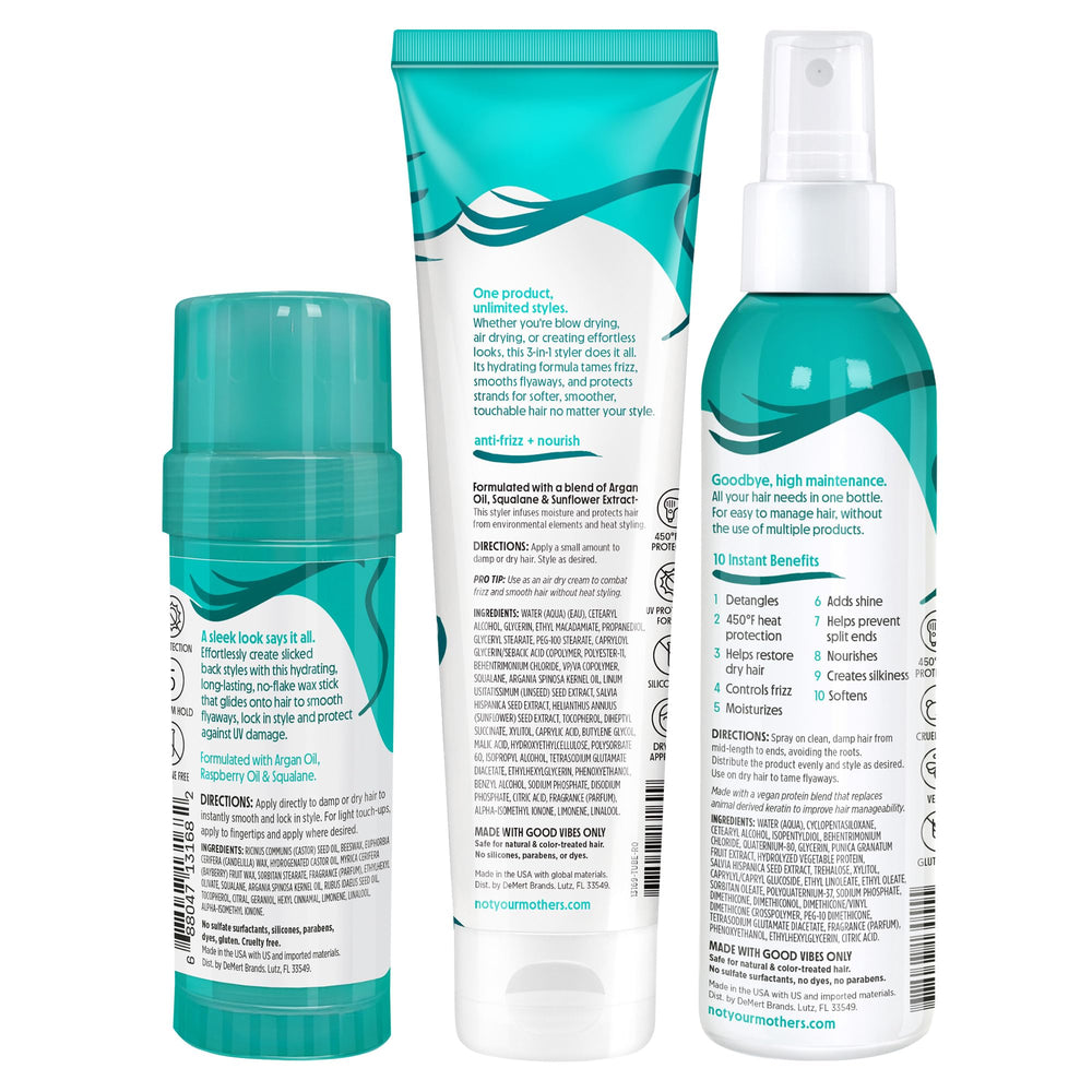 Not Your Mother's All Eyes On Me 10-in-1 leave-in spray for shiny, manageable hair.