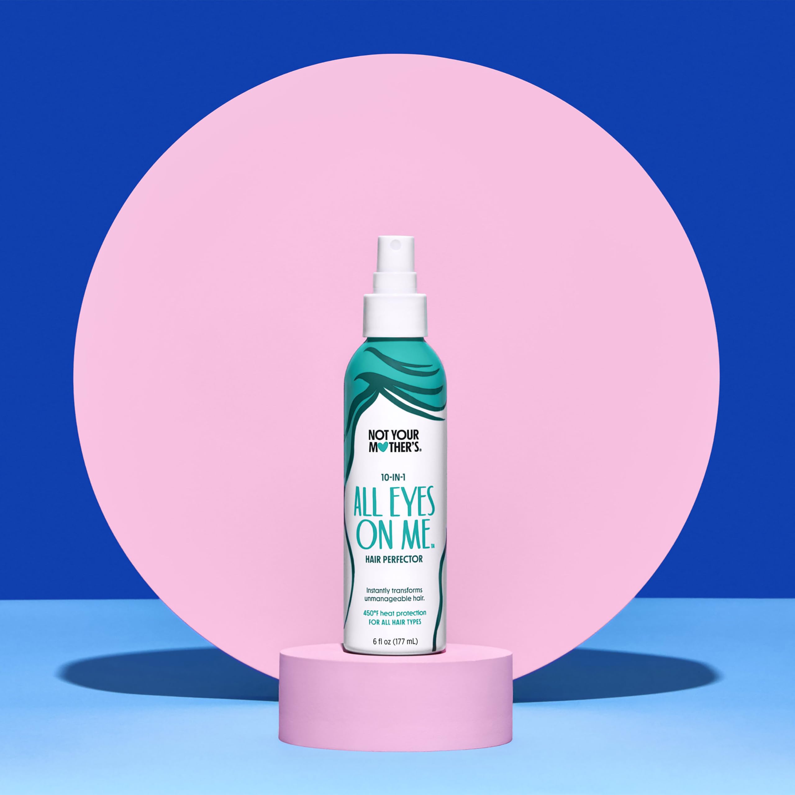 Not Your Mother's All Eyes On Me detangler spray eases combing after wash.