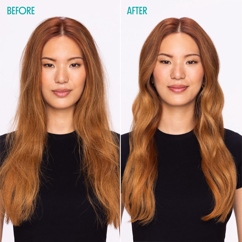 Not Your Mother's All Eyes On Me mist-application demonstrates on-demand frizz control
