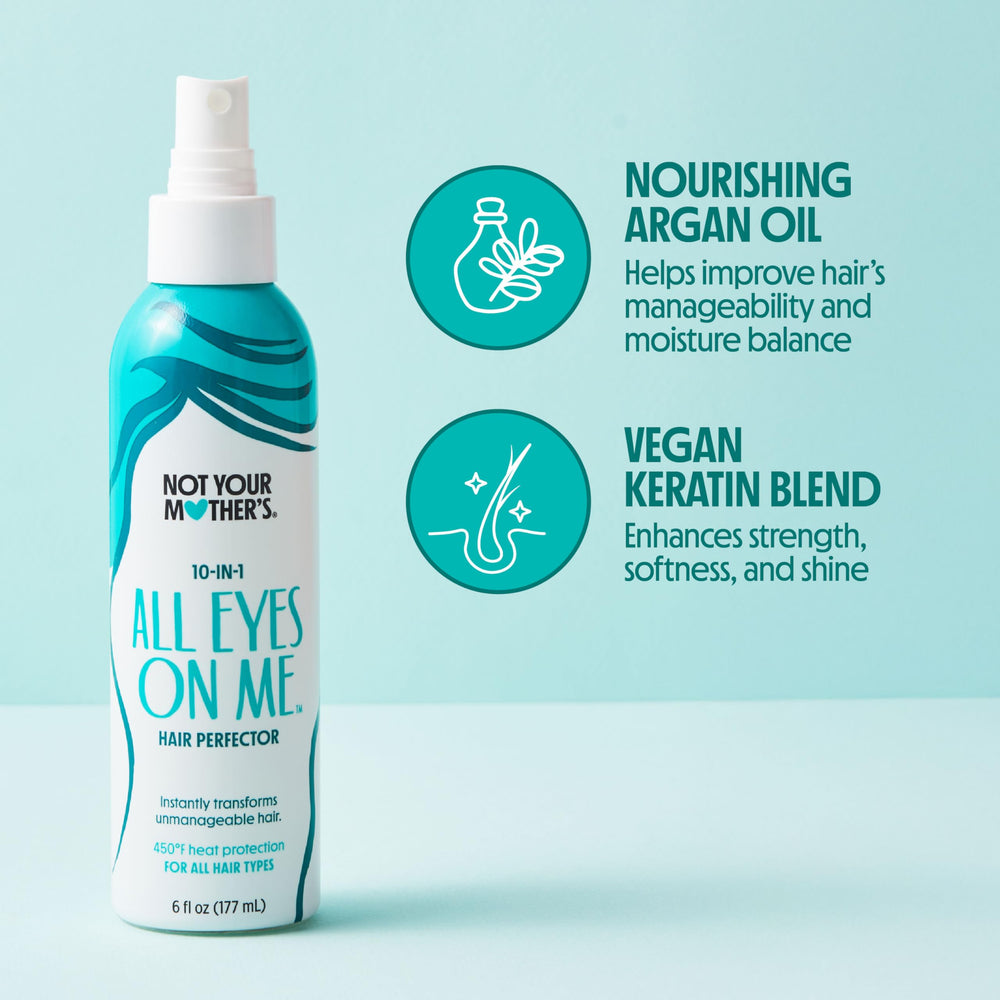 Not Your Mother's All Eyes On Me vegan protein blend nourishes hair daily.