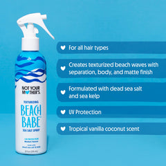 Not Your Mother's Beach Babe Sea Salt Spray textures waves for volume.