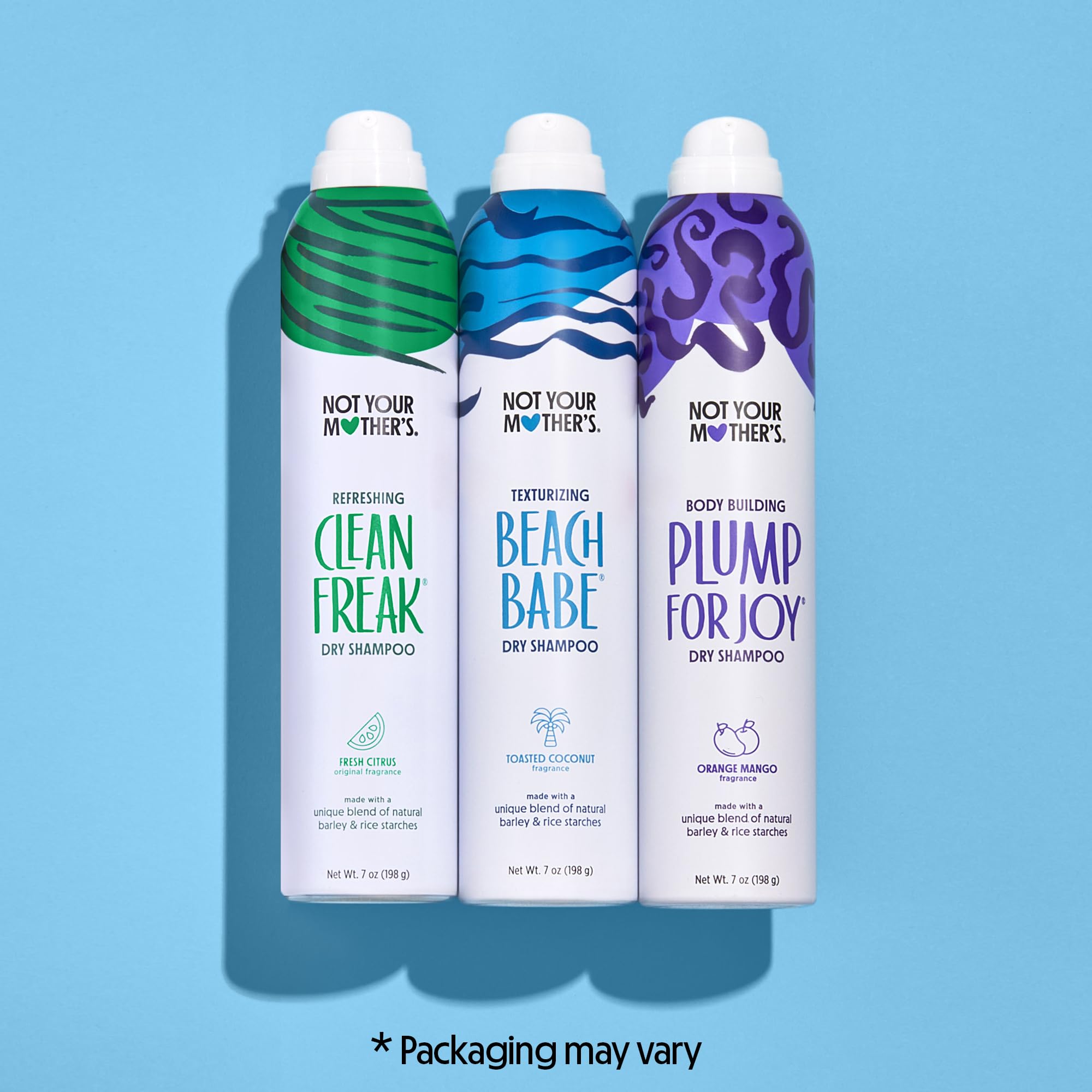 Not Your Mother's Clean Freak Dry Shampoo Spray refreshes roots and absorbs oil.
