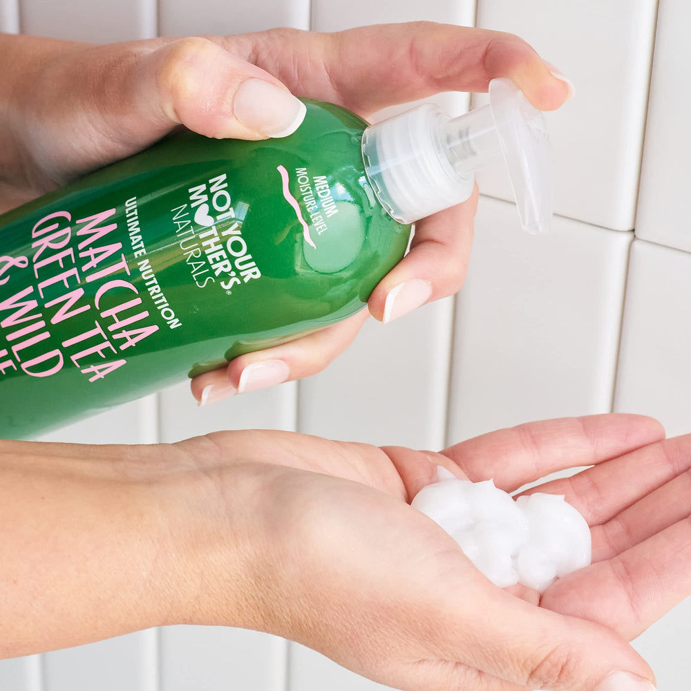 Not Your Mother's conditioner creamy texture on hand showing moisturizing slip