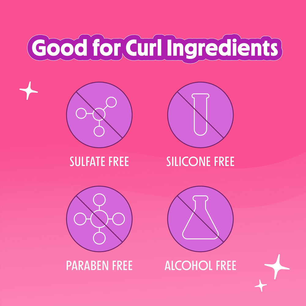 Not Your Mother's Curl Talk Curl Activating Mousse applying for bouncy curls.