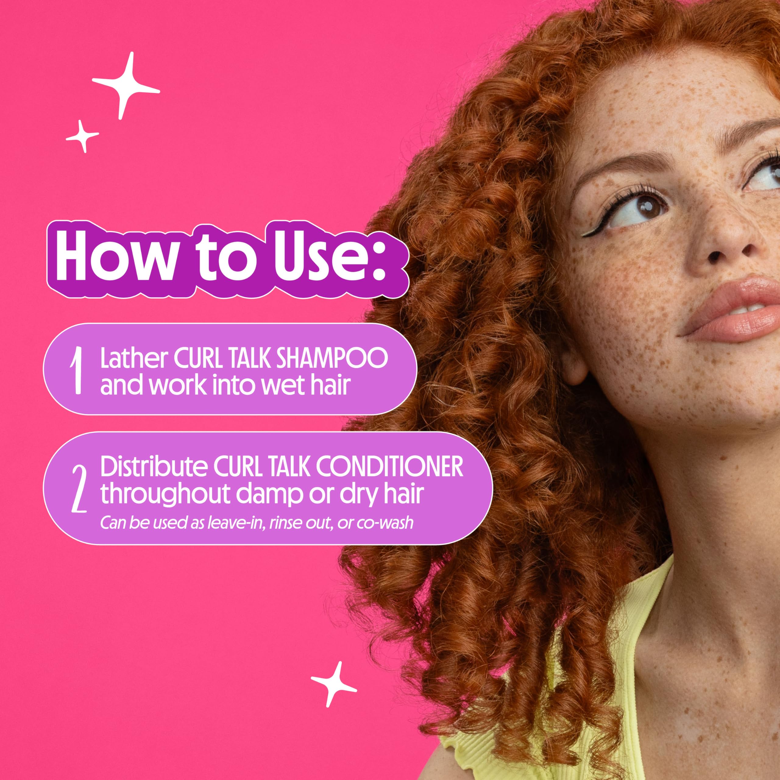Not Your Mother's Curl Talk hair defined curls close-up, showcasing curl retention.