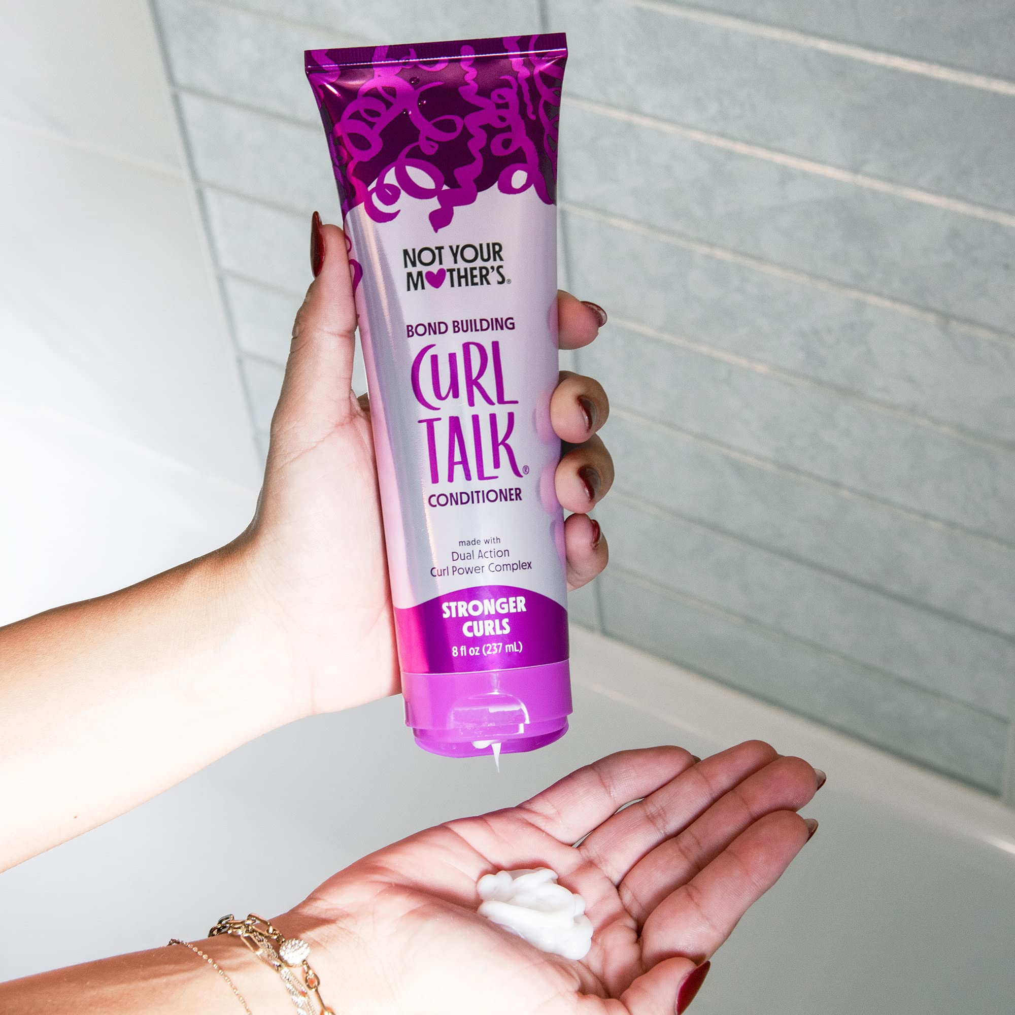 Not Your Mother's Curl Talk sulfate-free label emphasizes gentle cleansing for curls.