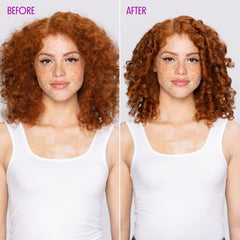 Not Your Mother's Fragrance-Free Curl Talk Cream top view for moisture and shine.