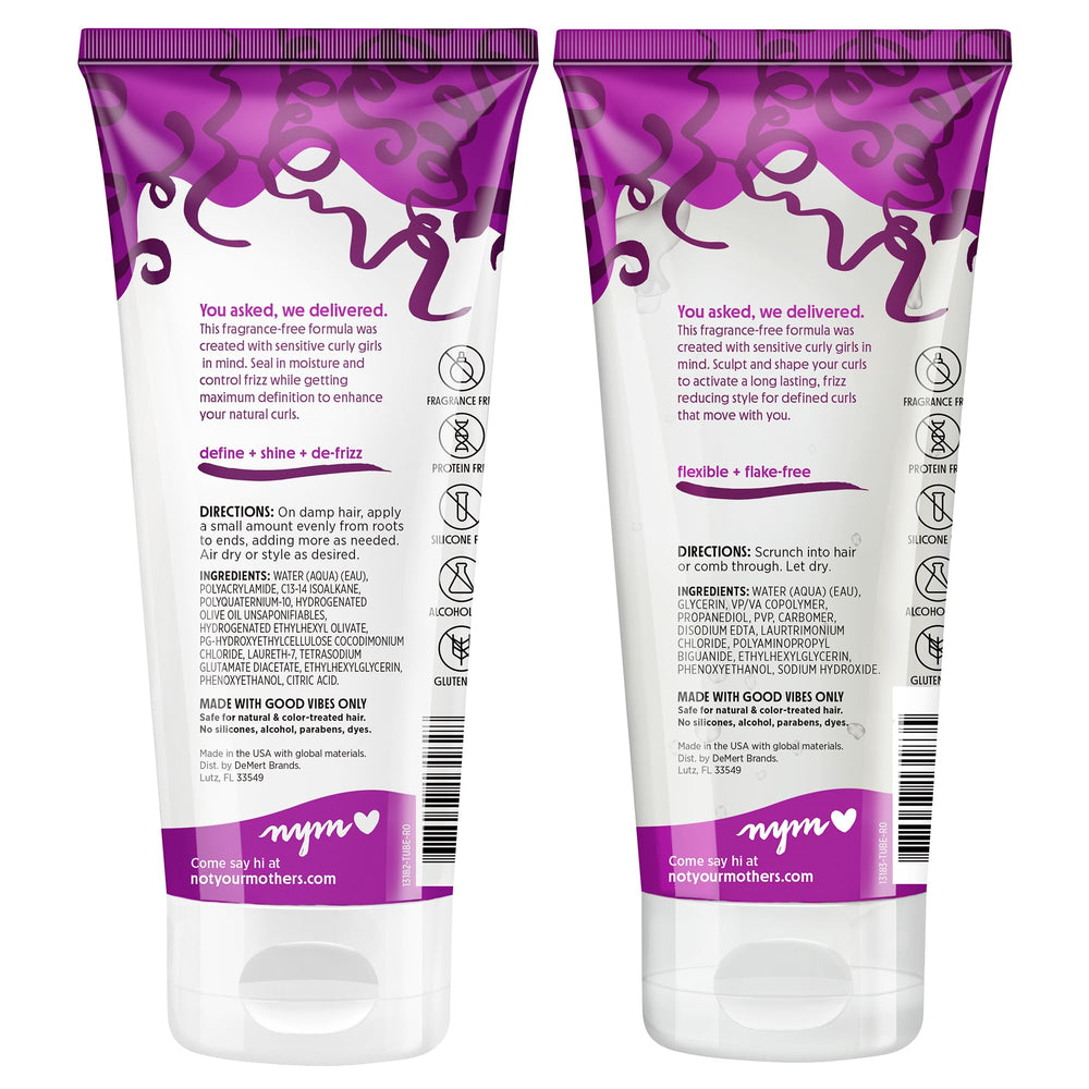Not Your Mother's Fragrance-Free Curl Talk duo supports color-treated curls.