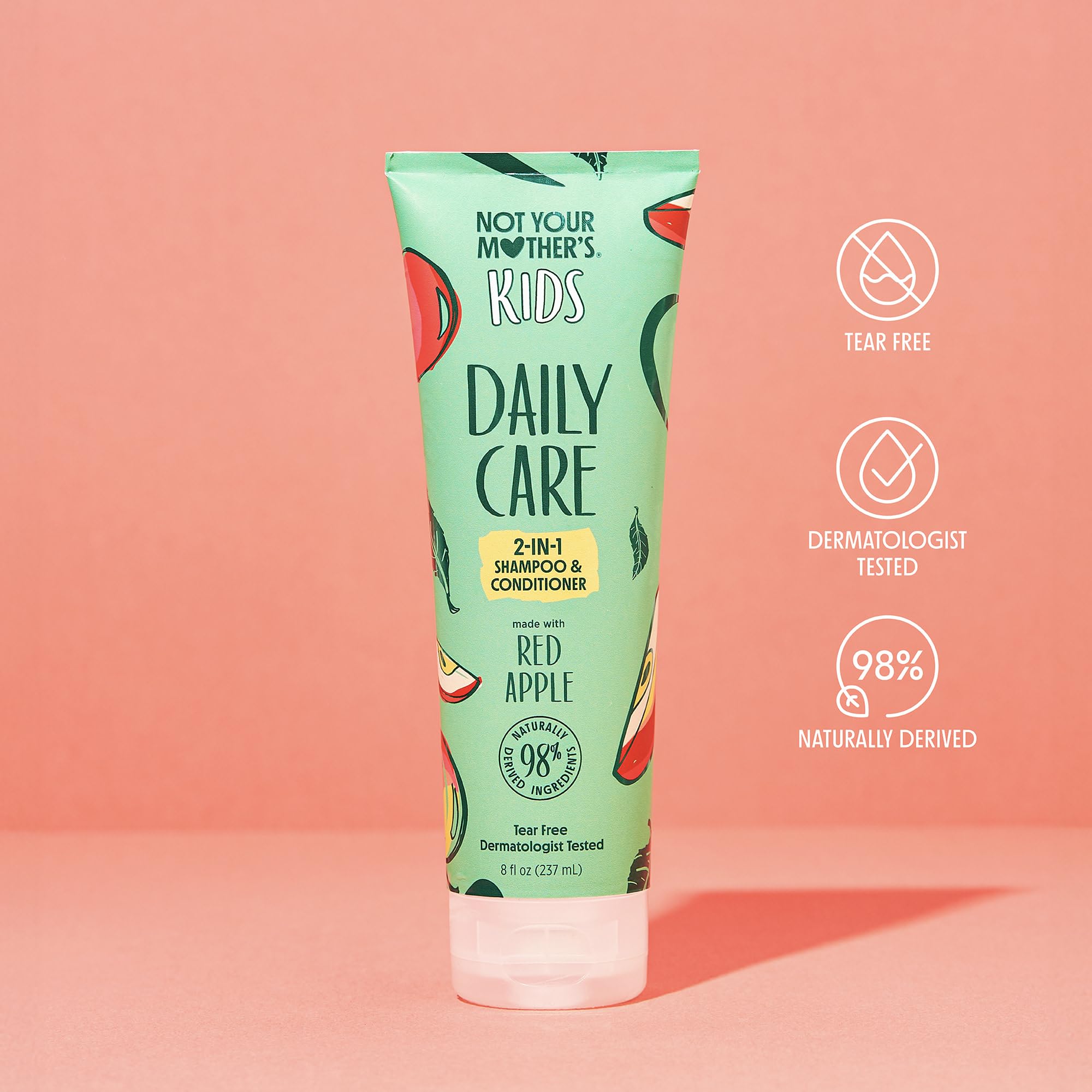 Not Your Mother's Kids Daily Care ingredients highlight natural-derived components and allergy-friendly formula.