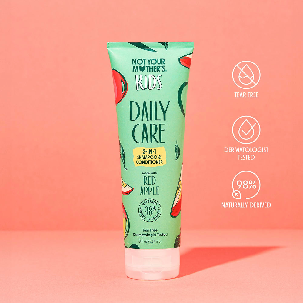 Not Your Mother's Kids Daily Care ingredients highlight natural-derived components and allergy-friendly formula.