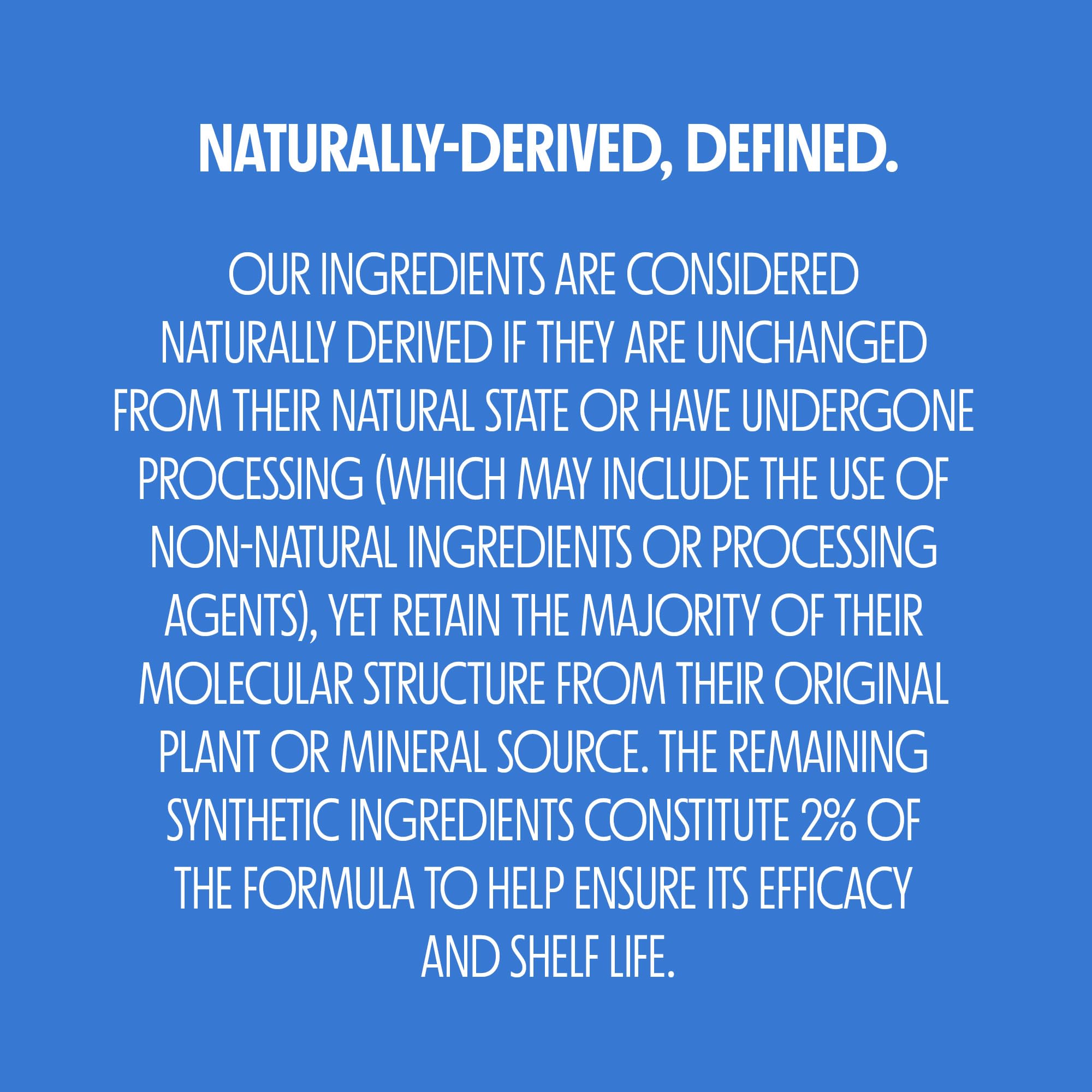 Not Your Mother's Naturals rating for dermatologist-tested composition shows gentle care.